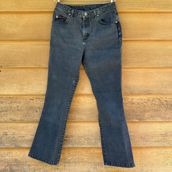 Lee Denim - Vintage Lee Black Straight Leg High Rise Jeans Size 8